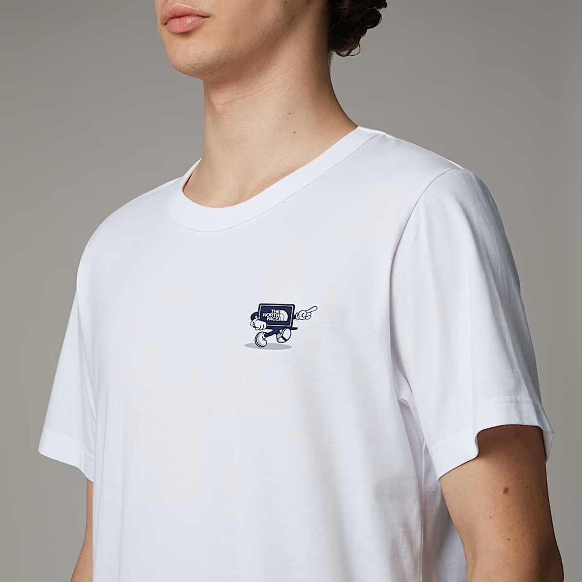 T-Shirt Cartoon Logo TNF White