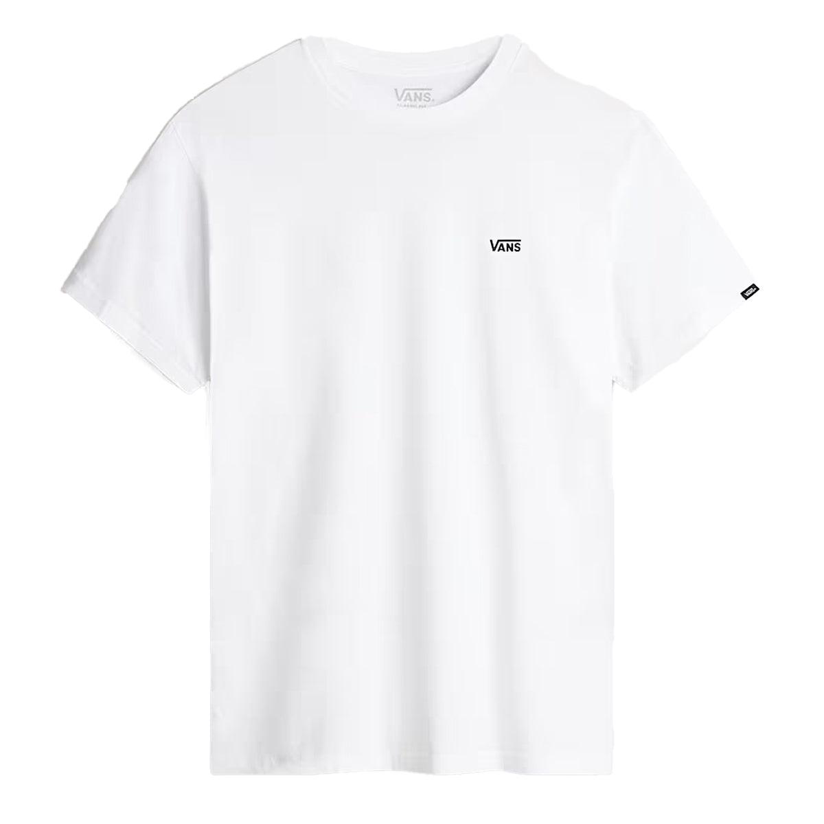 T-Shirt Left Chest Logo White Black