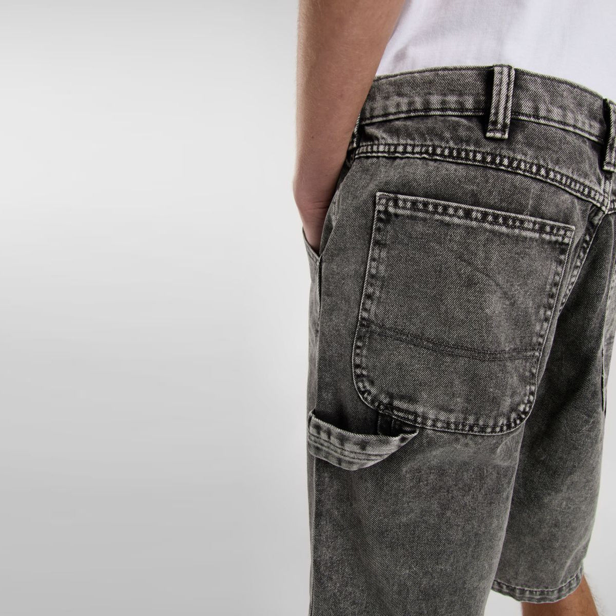 Jeans Shorts Garyville Light Gray Wash