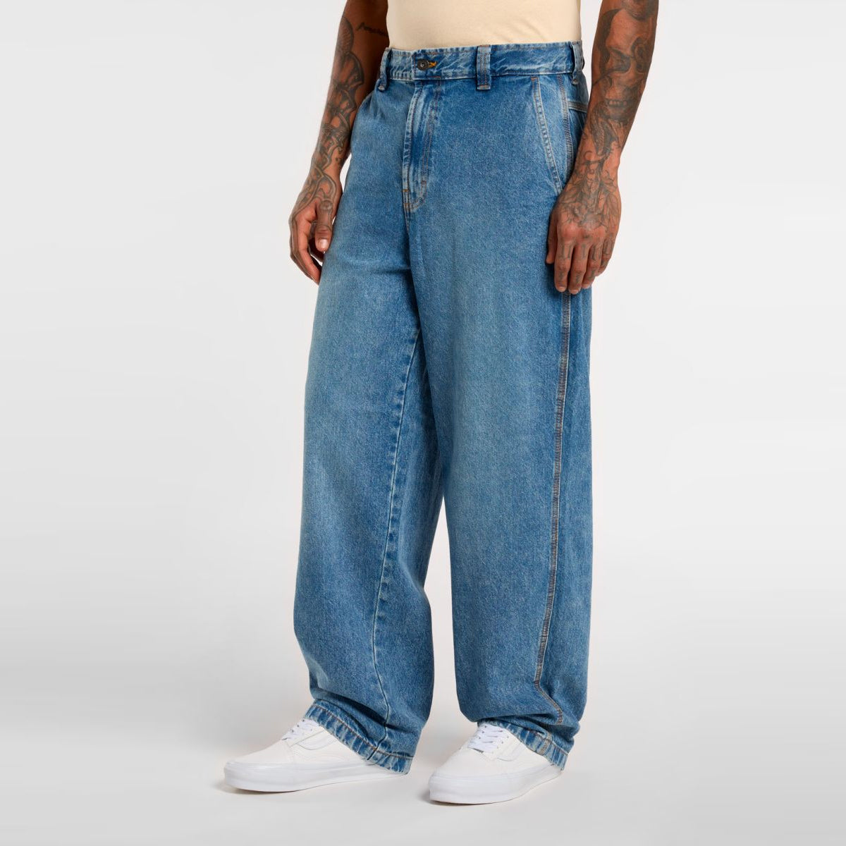 Jeans Madison Baggy Fit Denim Rinsed Fade
