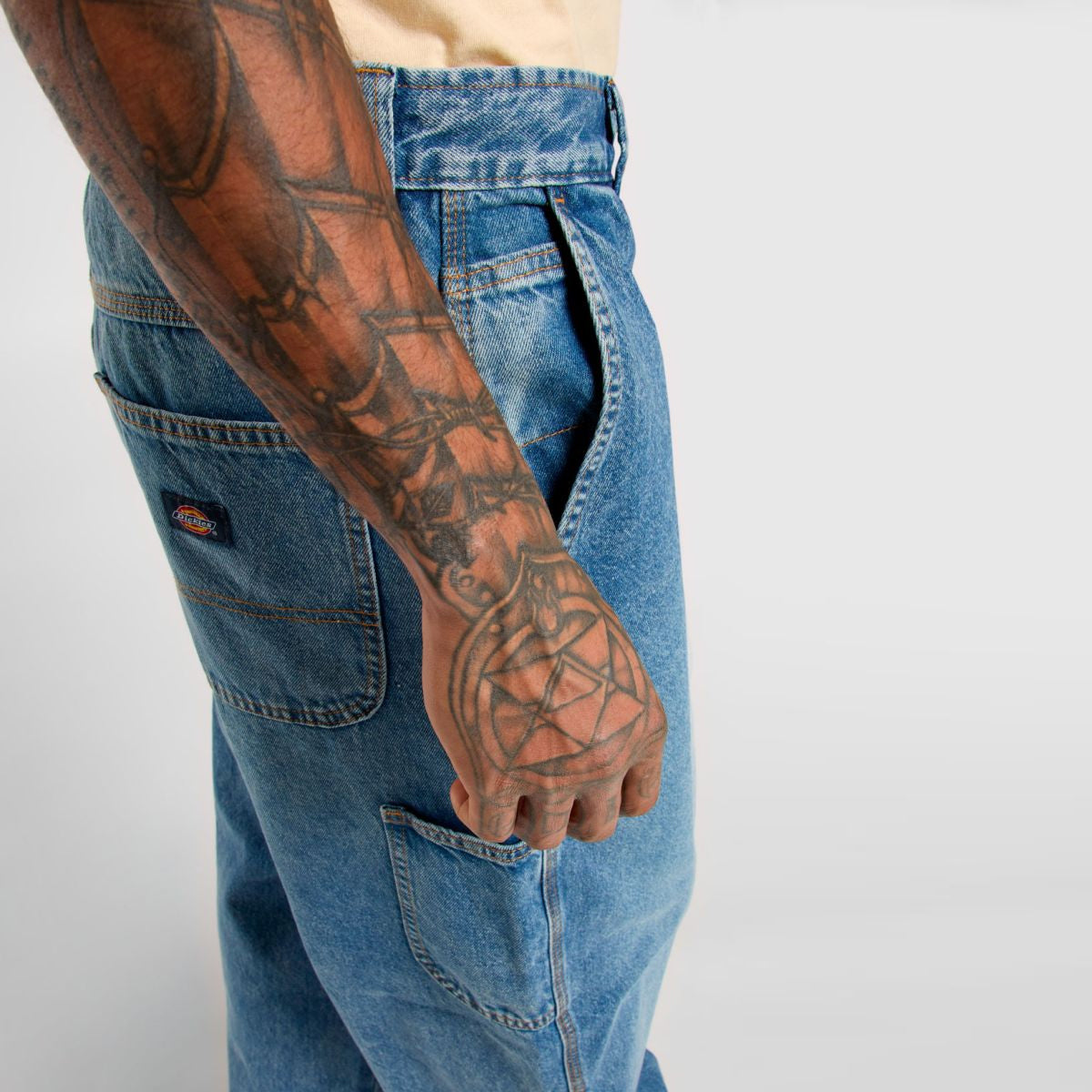 Jeans Madison Baggy Fit Denim Rinsed Fade