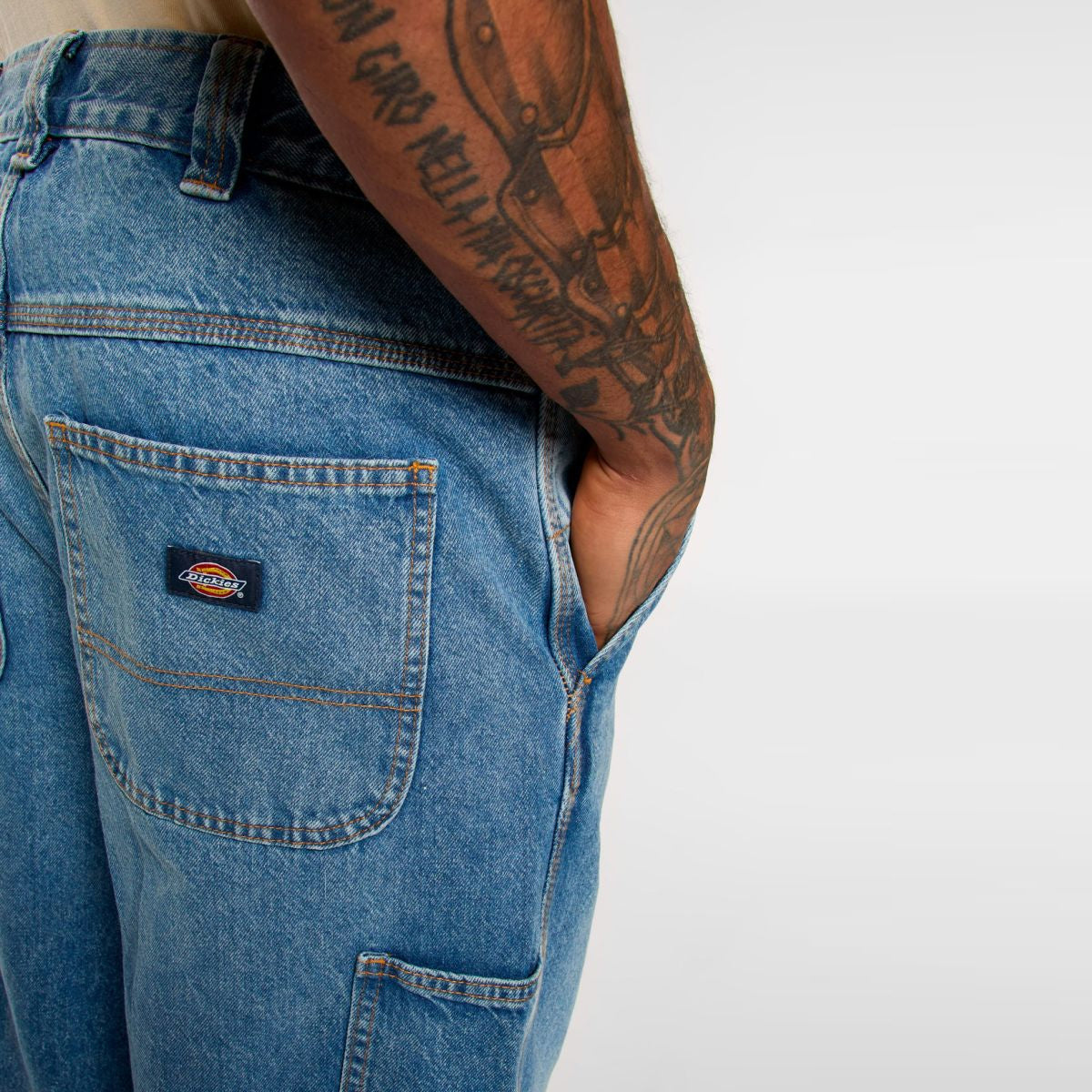 Jeans Madison Baggy Fit Denim Rinsed Fade