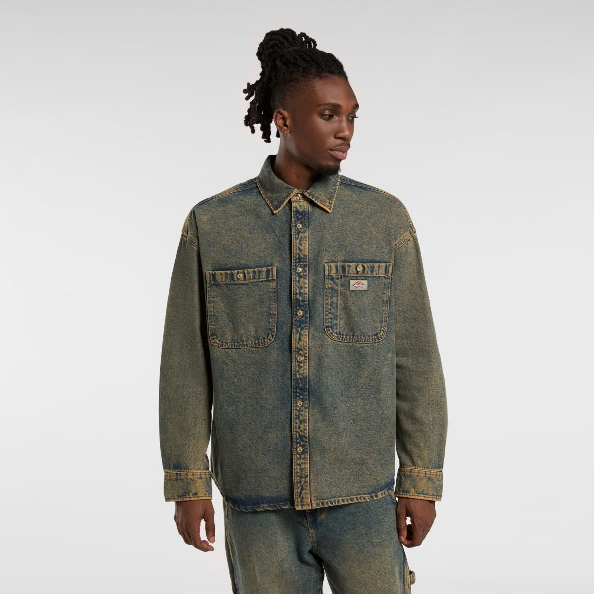 Camicia di Jeans Houston Yellow Fade Ind