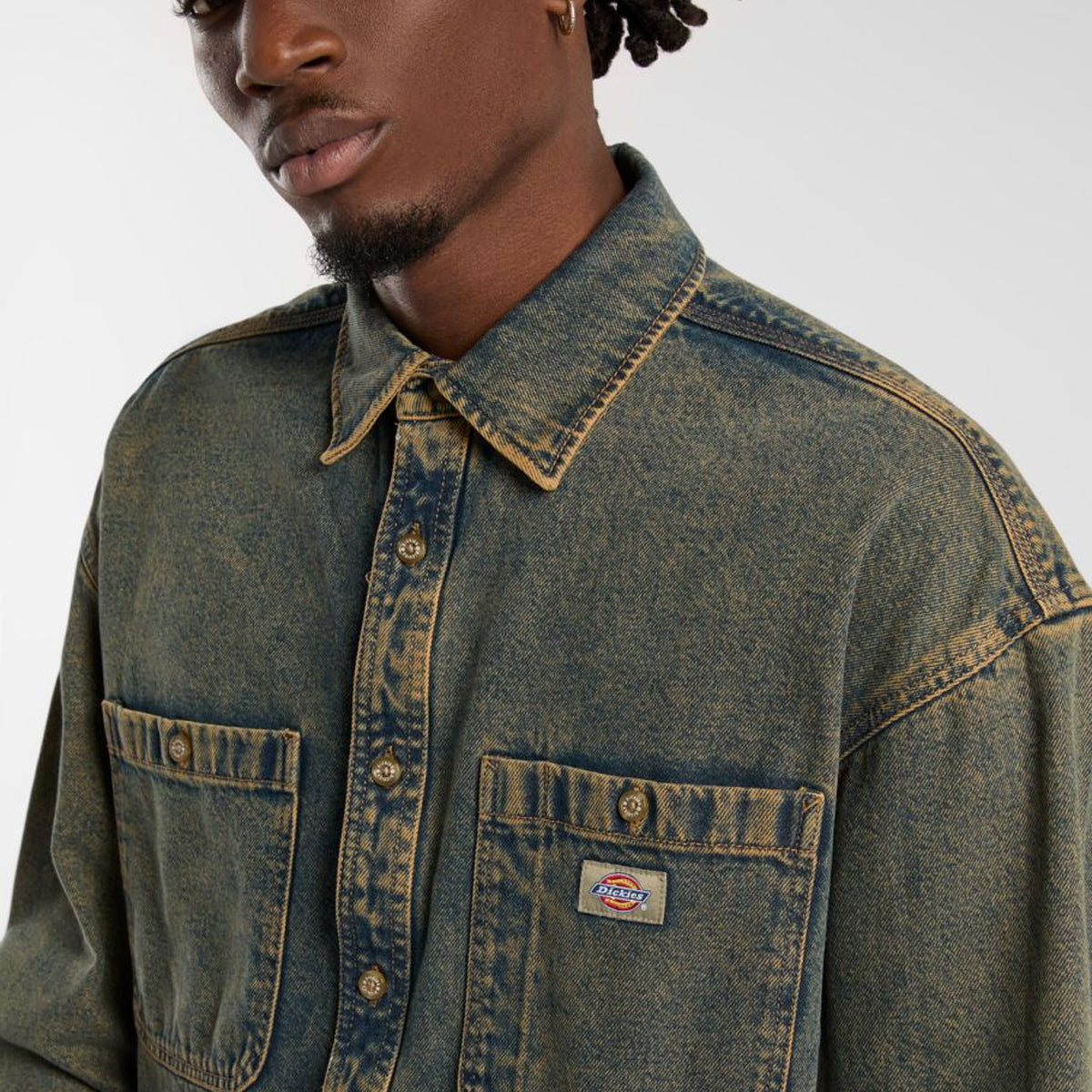 Camicia di Jeans Houston Yellow Fade Ind