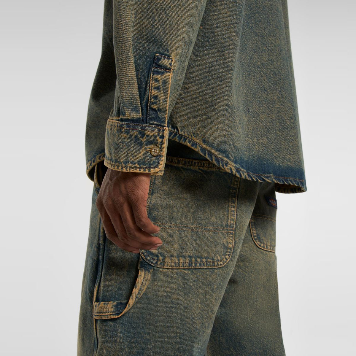 Camicia di Jeans Houston Yellow Fade Ind