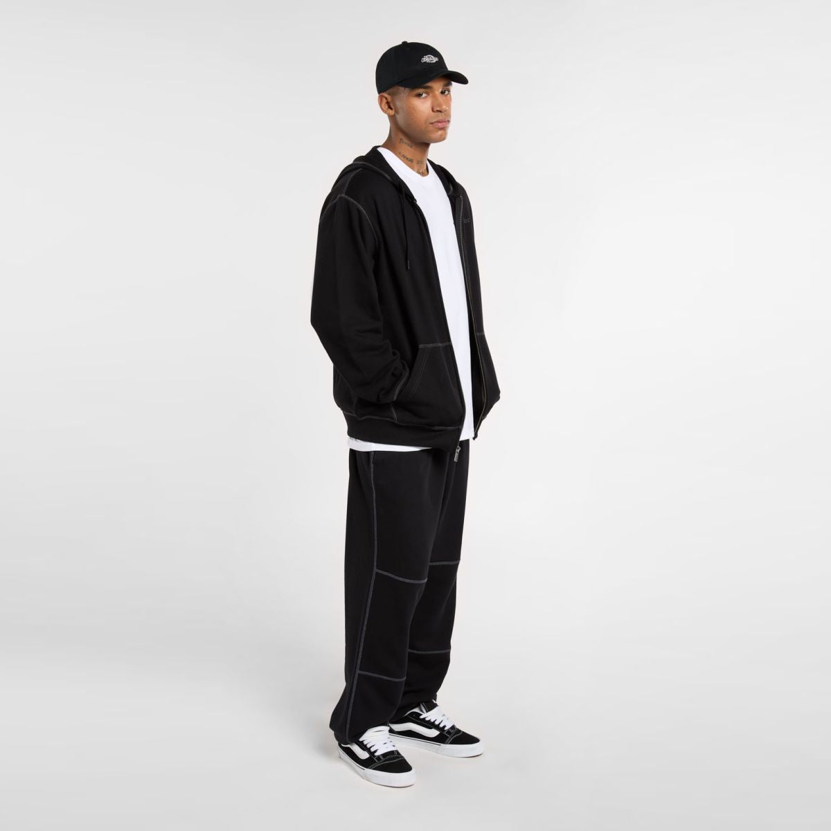 Felpa Roy FZ Hoodie Black