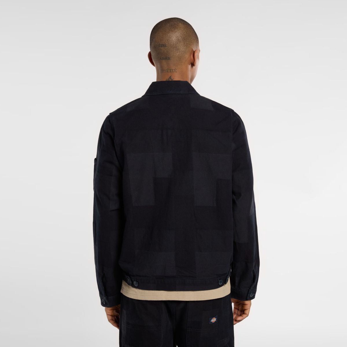 Giacca Eisenhower Jacquard Rinsed