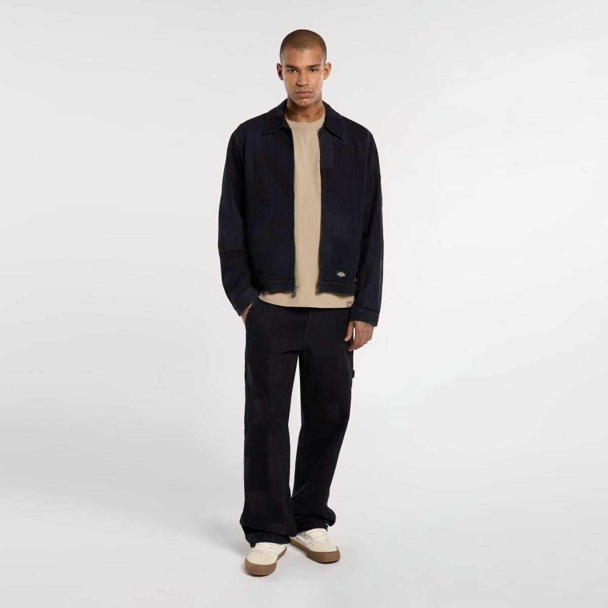Giacca Eisenhower Jacquard Rinsed