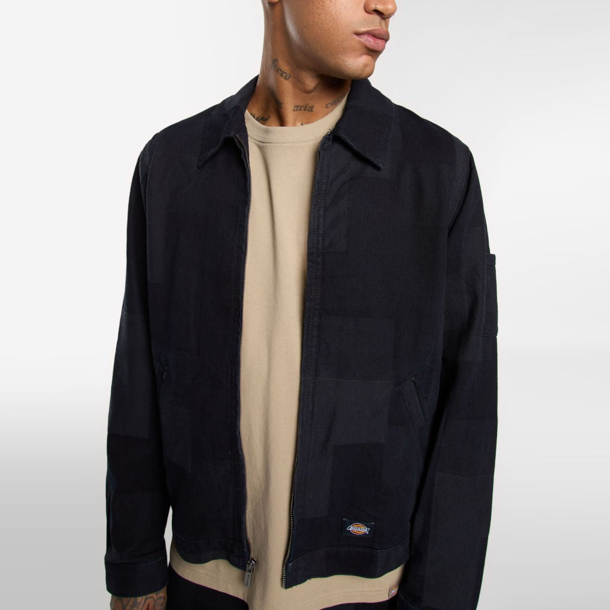 Giacca Eisenhower Jacquard Rinsed