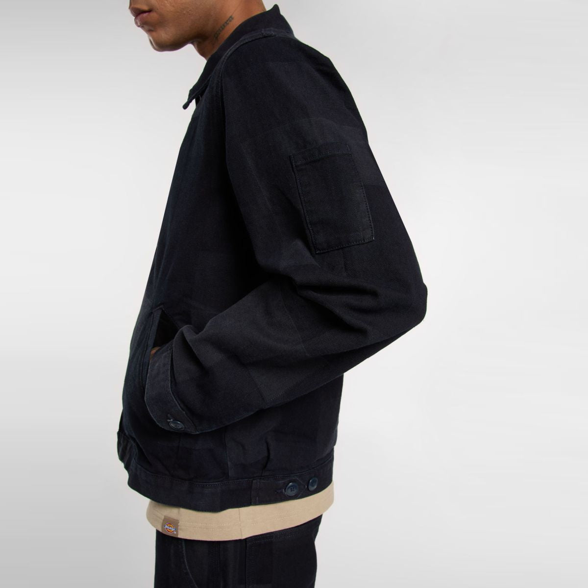 Giacca Eisenhower Jacquard Rinsed