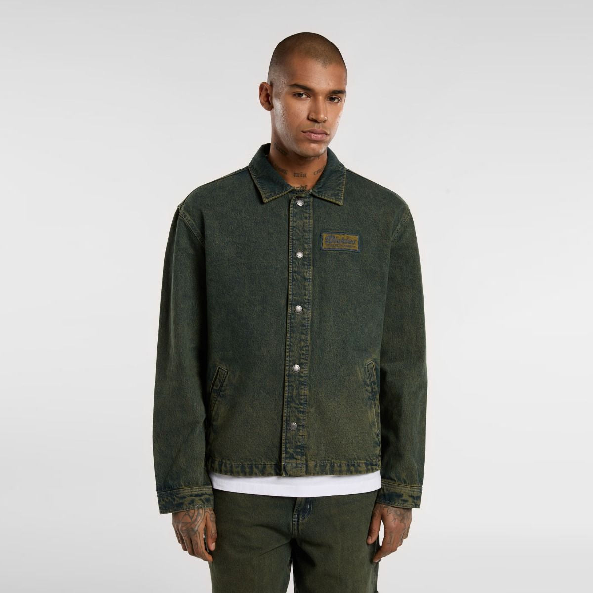Giacca Lewistown Denim Green Tone Fade