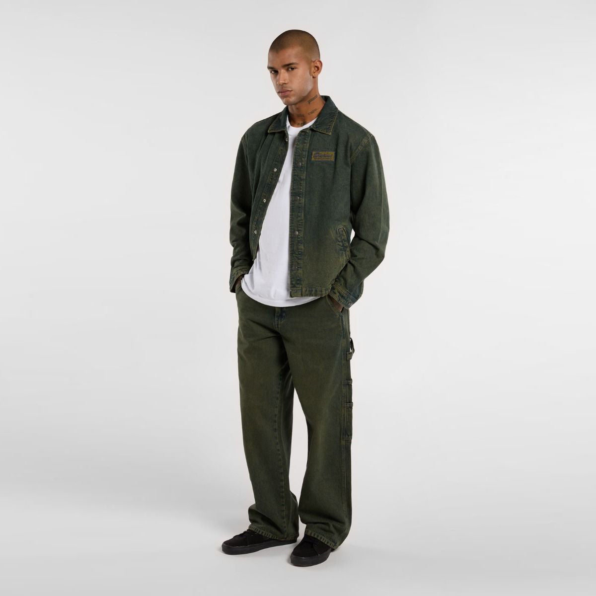 Giacca Lewistown Denim Green Tone Fade