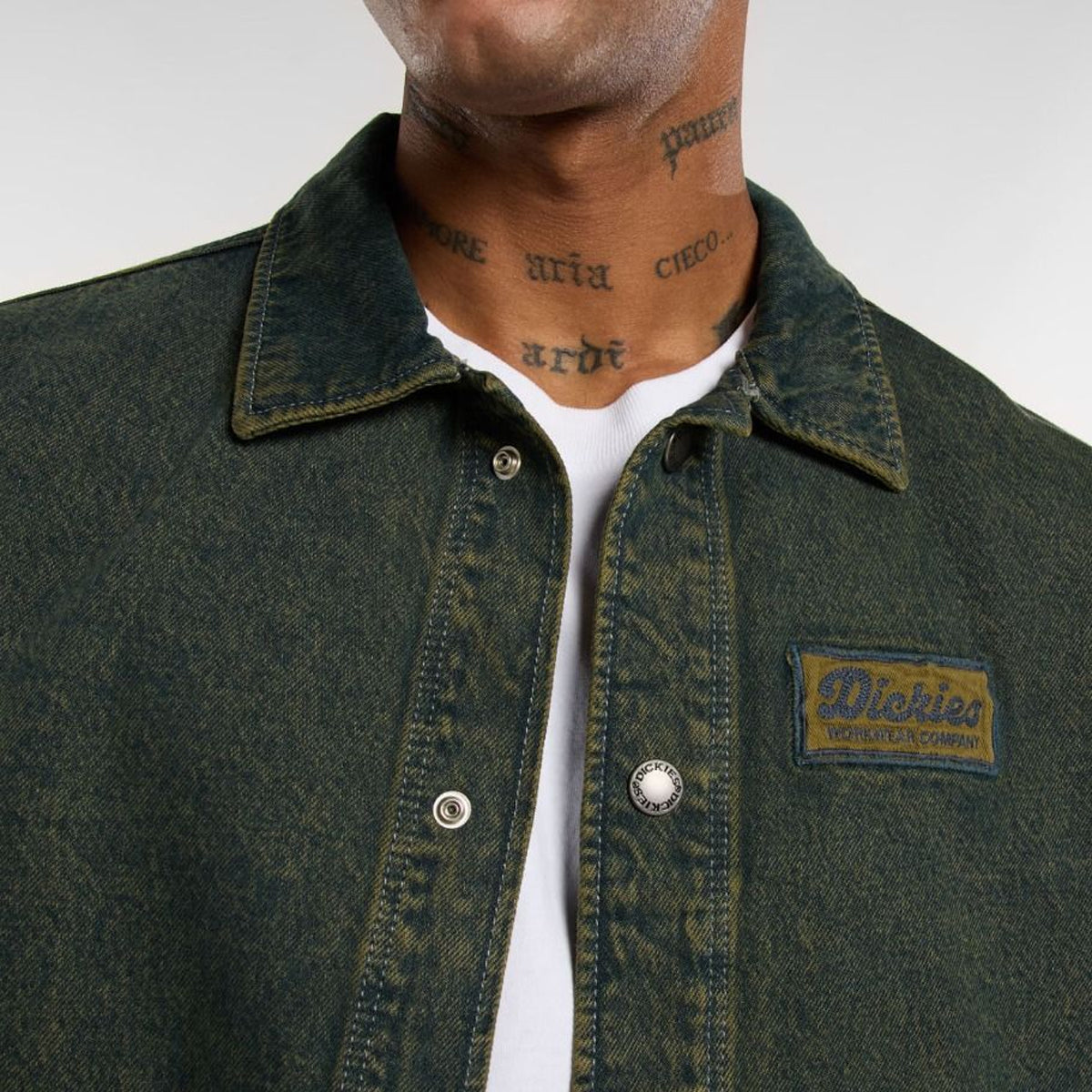 Giacca Lewistown Denim Green Tone Fade