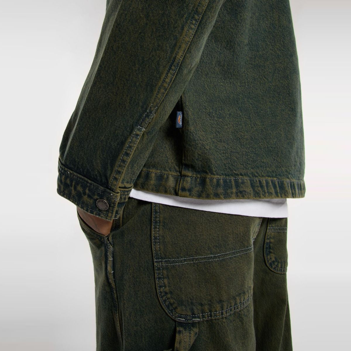 Giacca Lewistown Denim Green Tone Fade