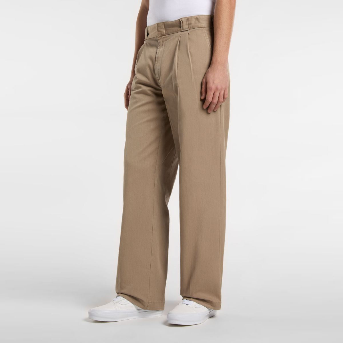 Pantaloni Unionville Pleated Desert Sand