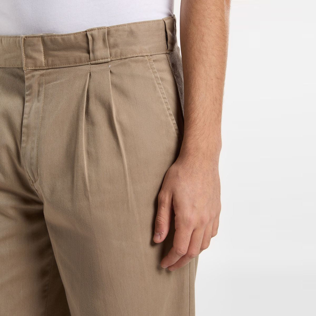 Pantaloni Unionville Pleated Desert Sand