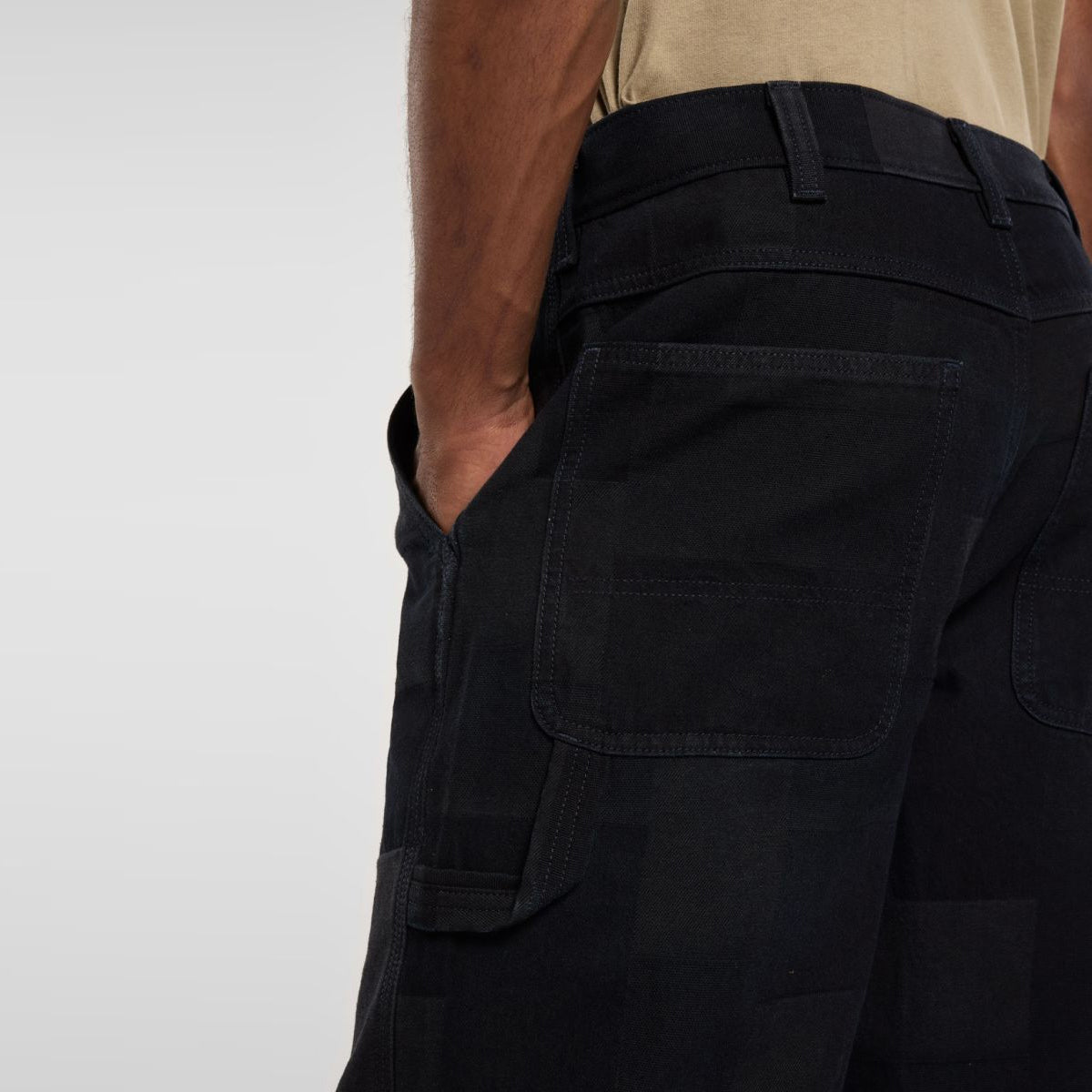 Pantaloni Carpenter Jacquard Rinsed