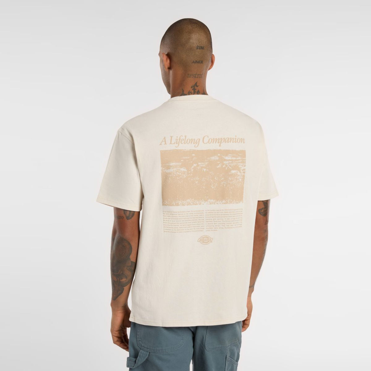 T-Shirt Companion Script Whitecap Gray