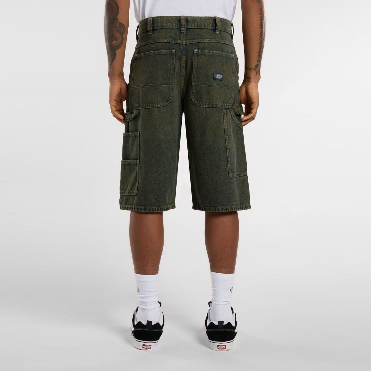 Jeans corti Painter Loose Denim Green Tone Fade