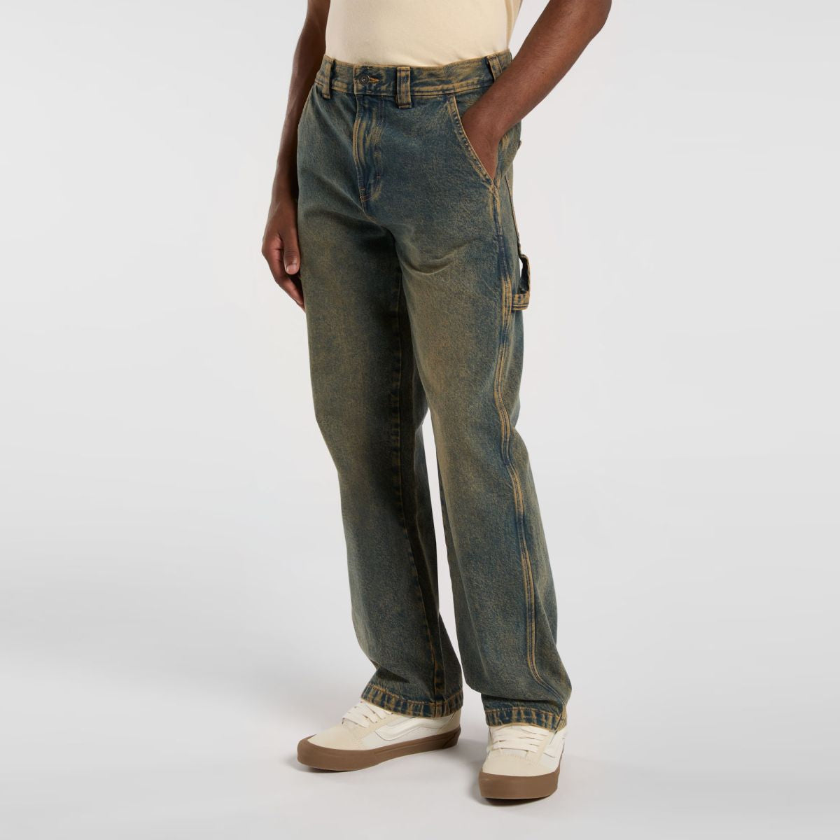 Jeans Stevensville Carpenter Denim Yellow Fade Ind