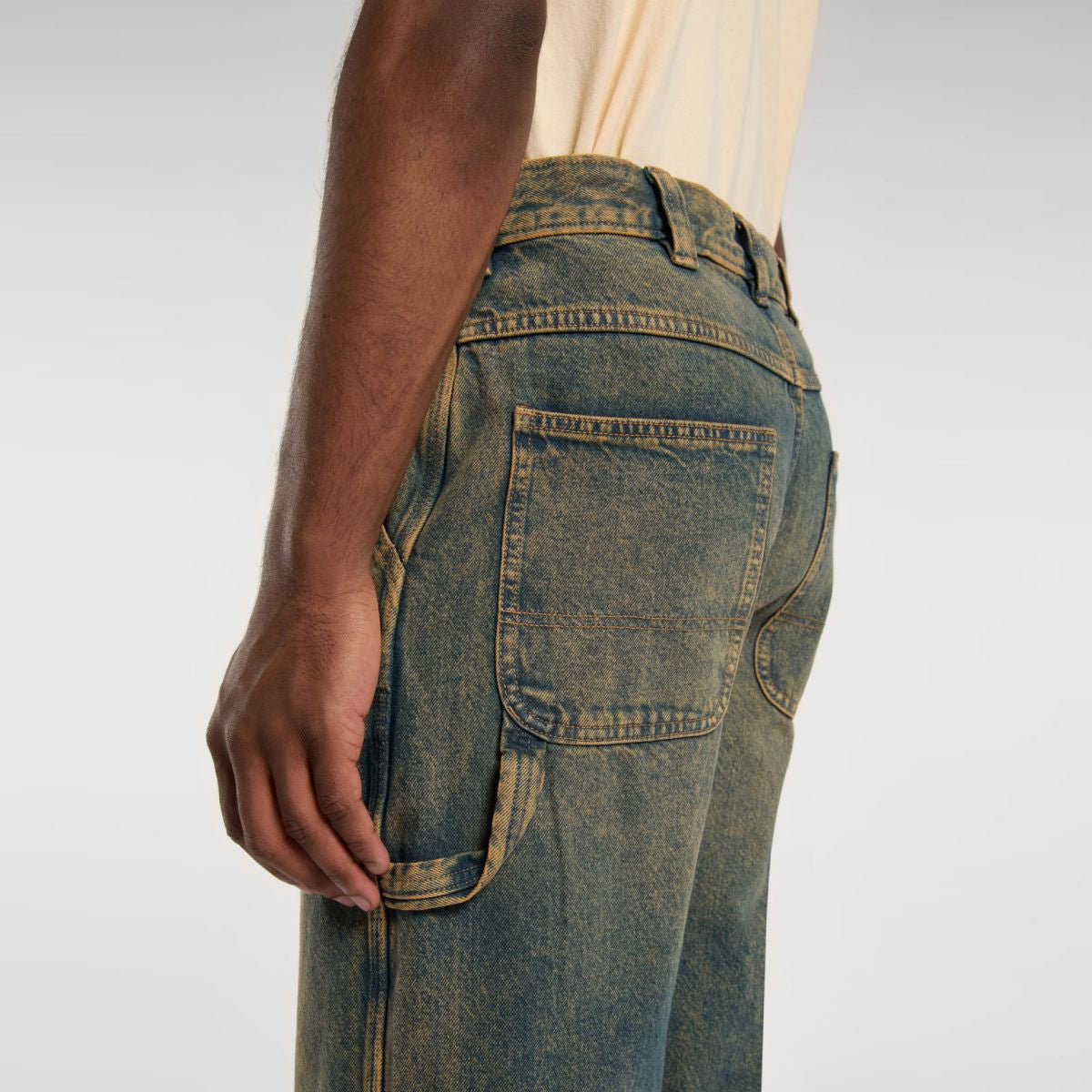 Jeans Stevensville Carpenter Denim Yellow Fade Ind