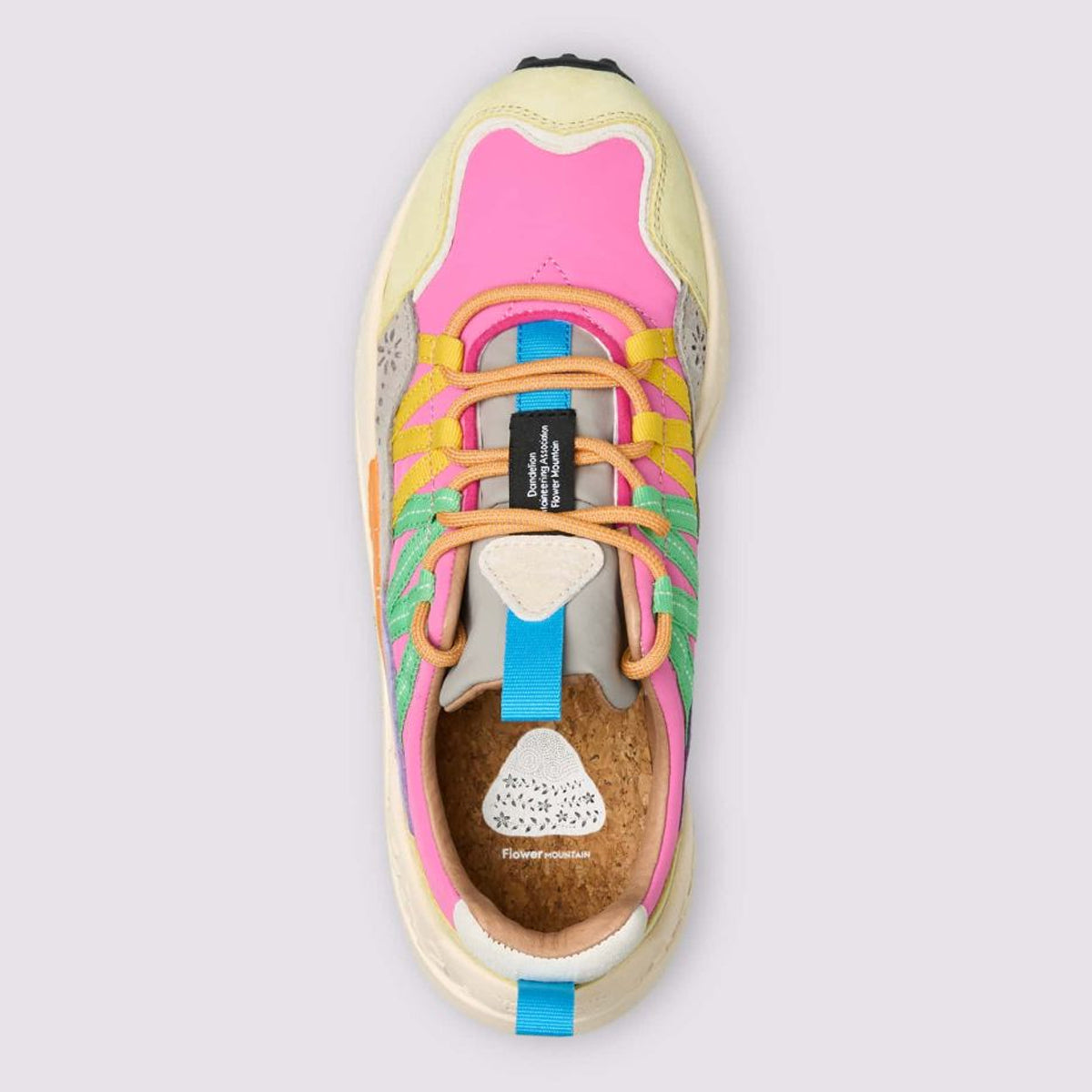 Sneakers Donna Washi Light Green Salmon Azure