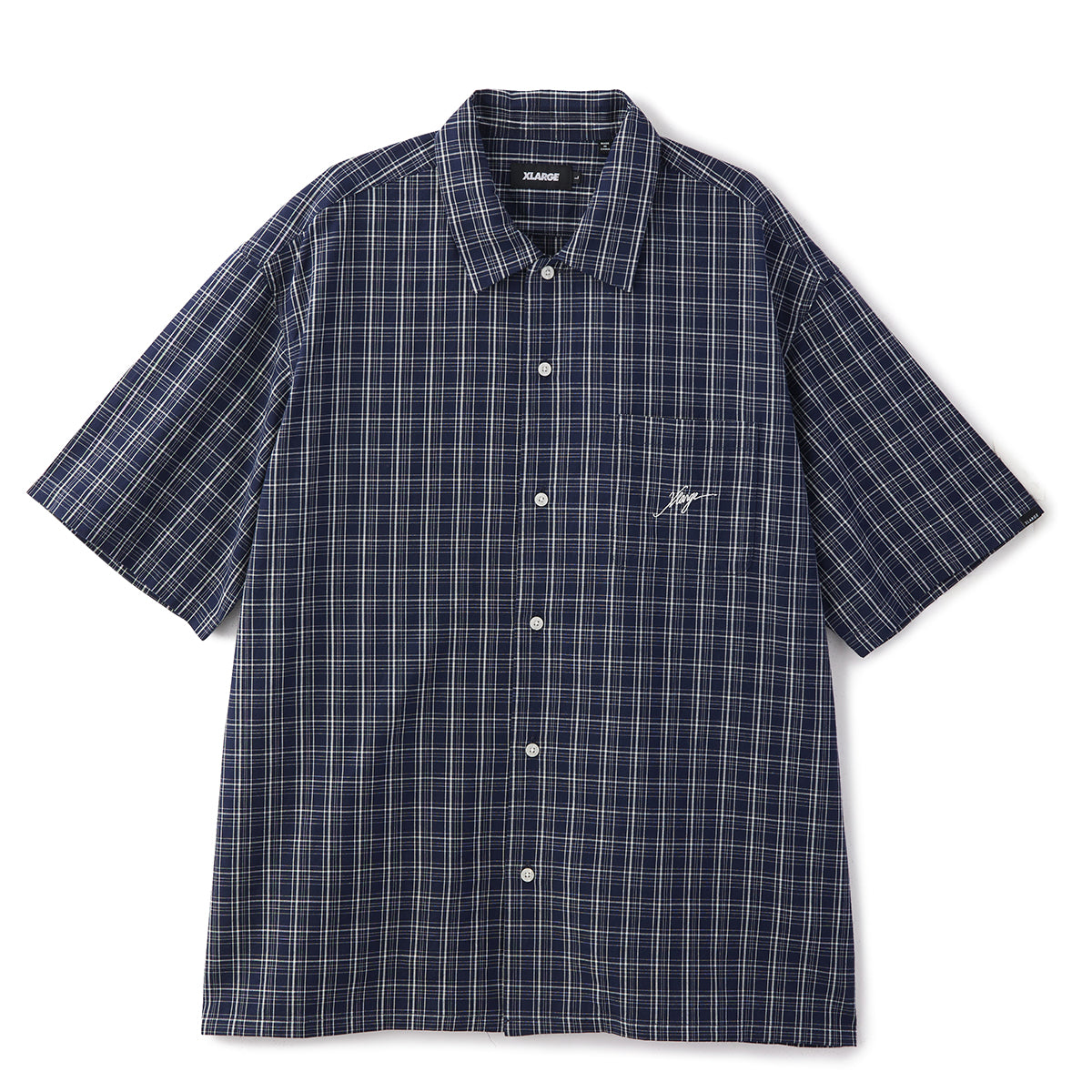 Camicia Embroidered Navy
