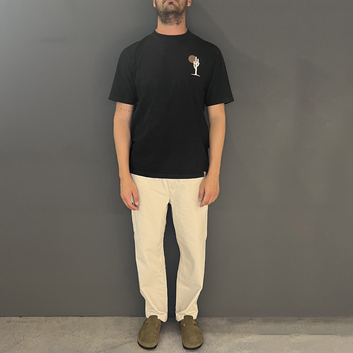 T-Shirt Cactum Black Washed