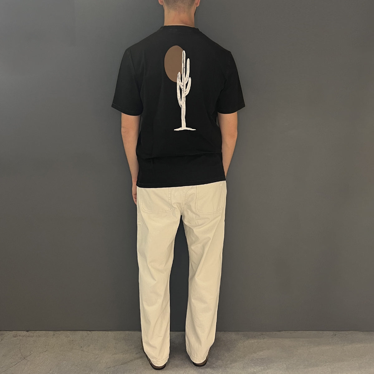 T-Shirt Cactum Black Washed