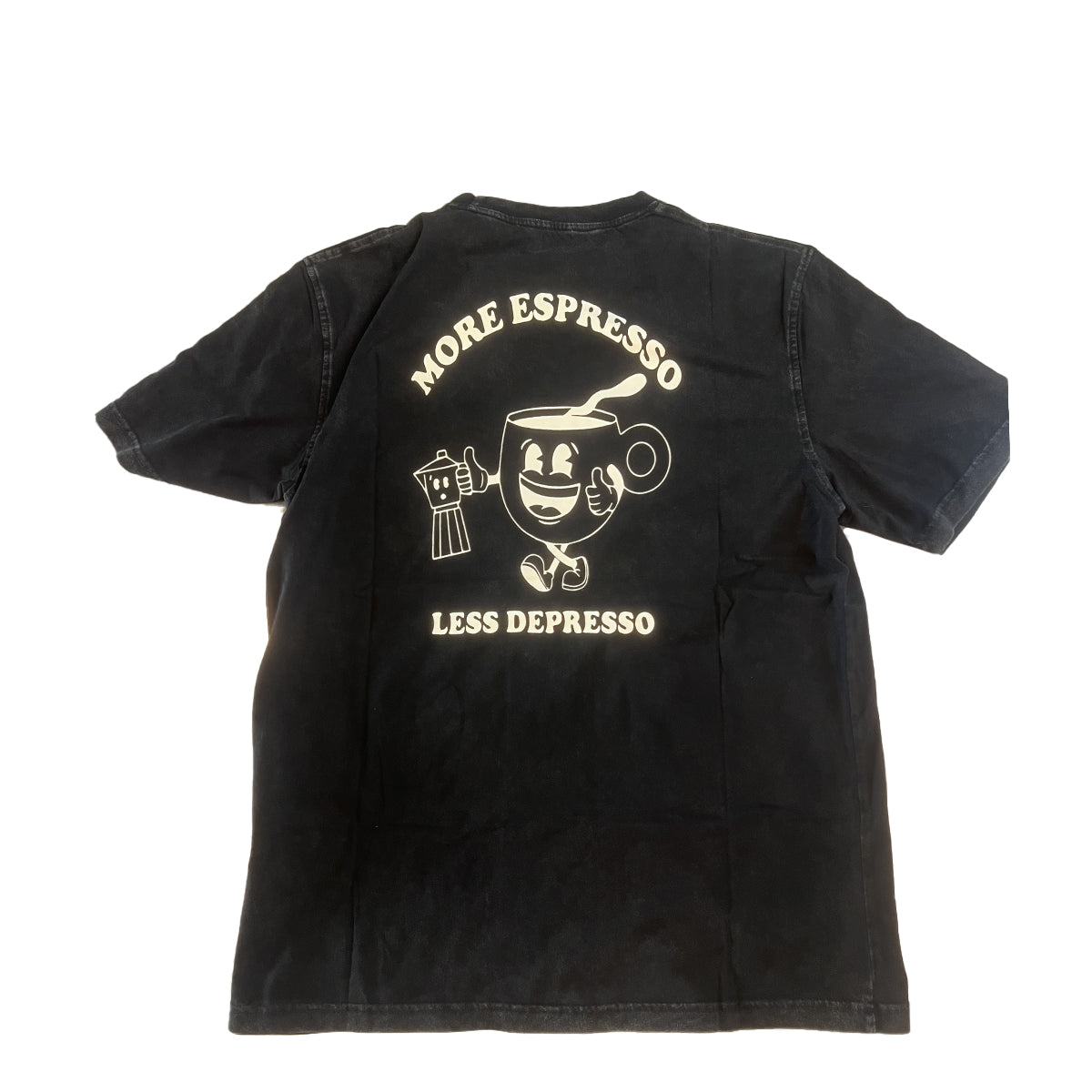 T-Shirt Espresso Black Washed