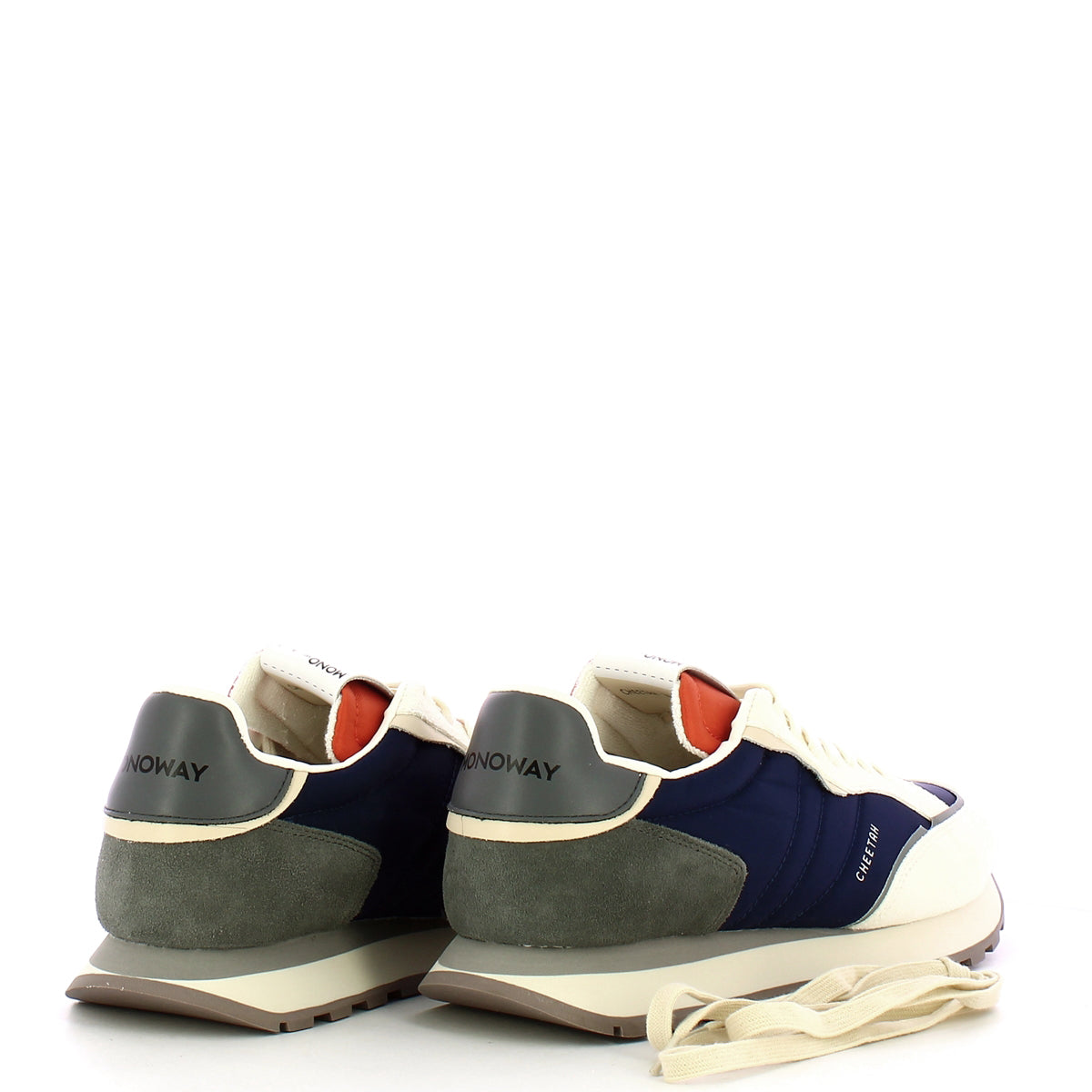 Sneakers Cheetah Navy Blu Orange Grigio