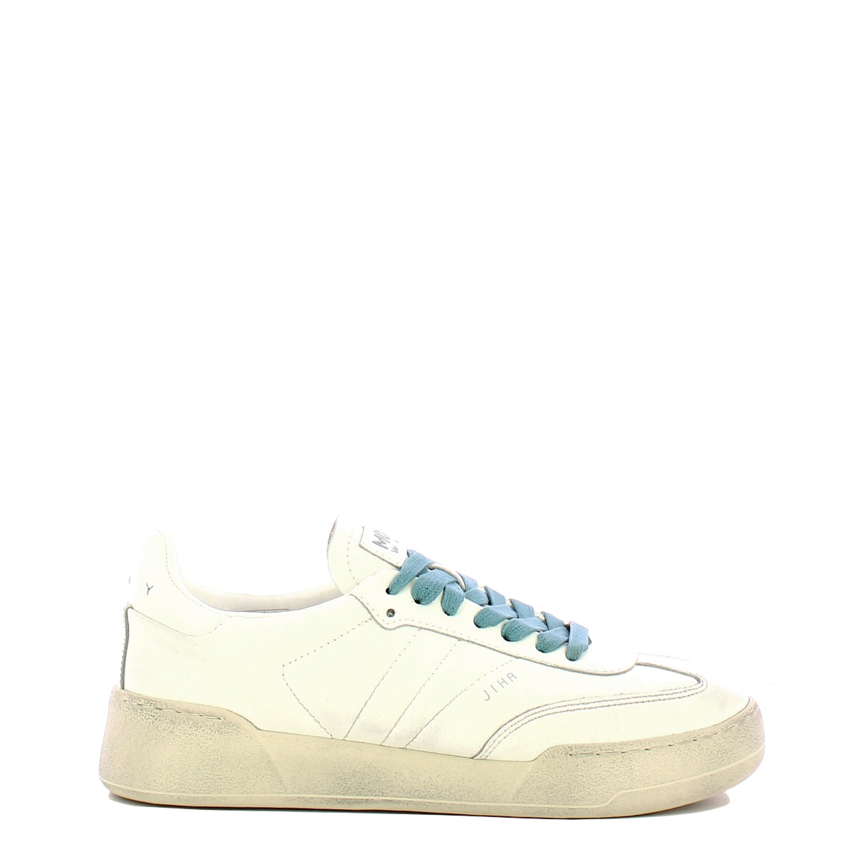 Sneakers Donna Jiha Bianco Celeste Chiaro