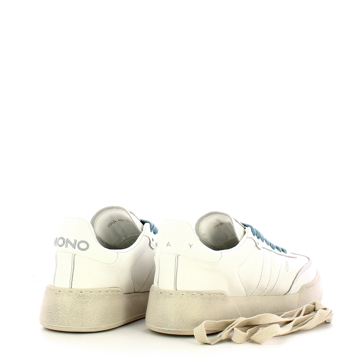 Sneakers Donna Jiha Bianco Celeste Chiaro