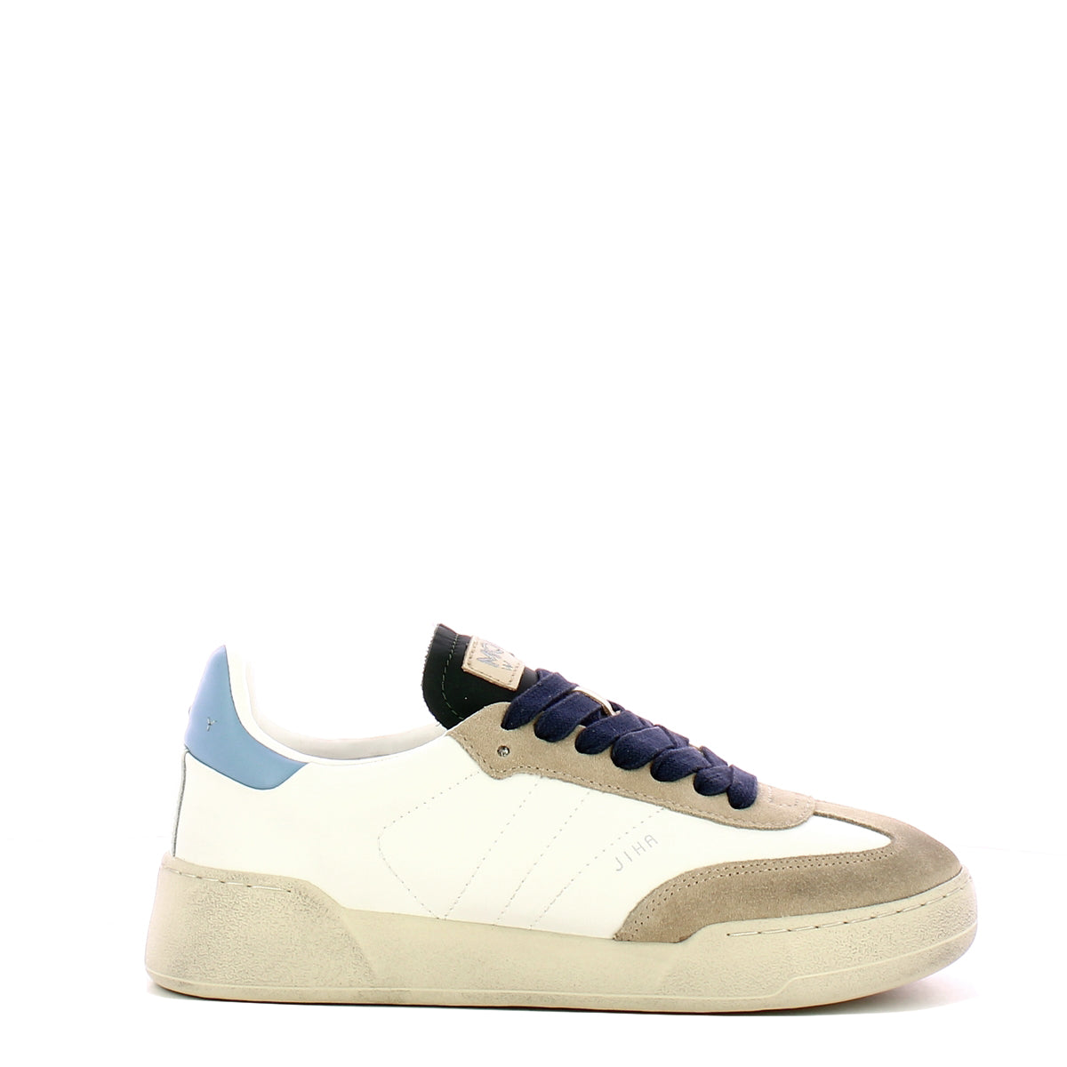 Sneakers Donna Jiha Bianco Navy Blu