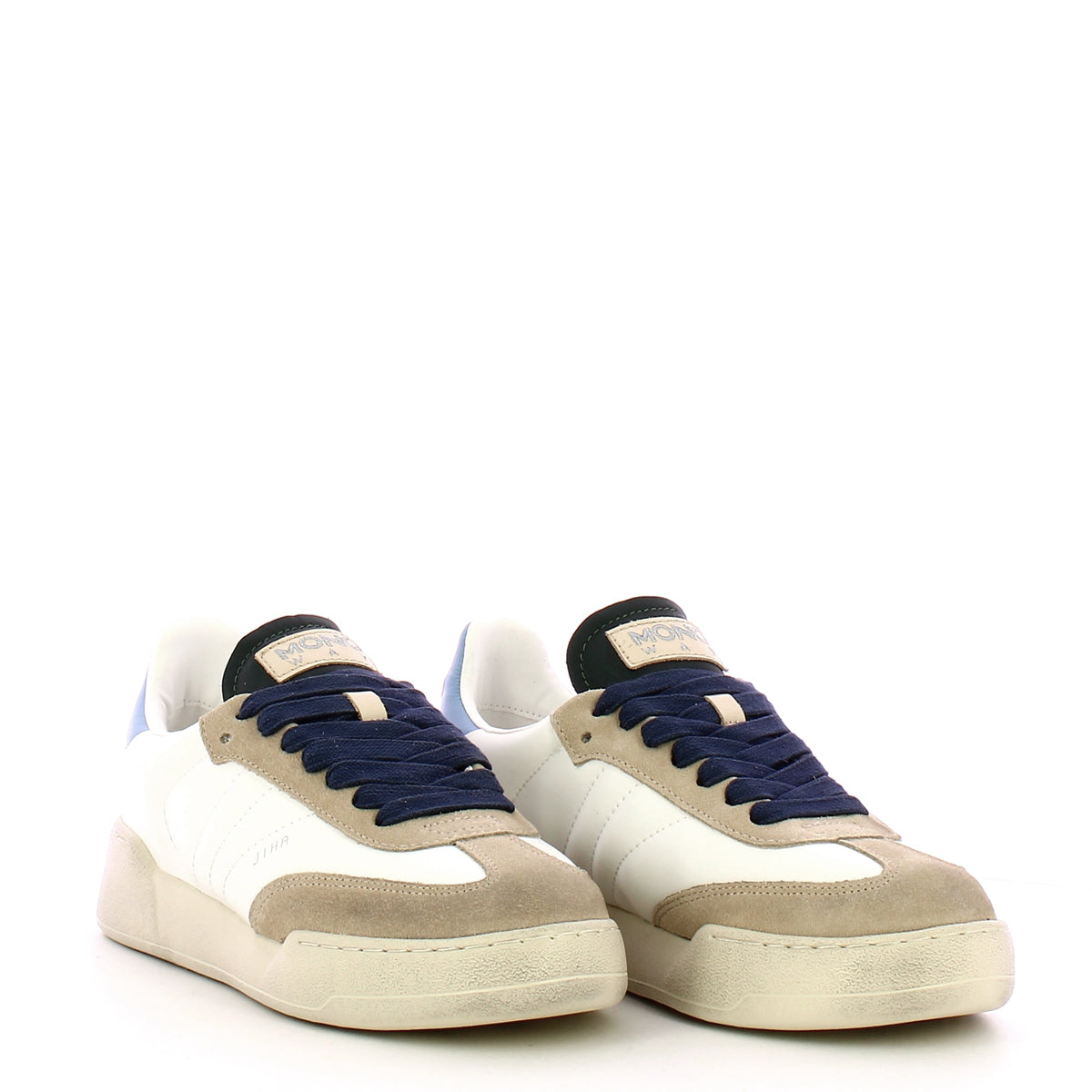 Sneakers Donna Jiha Bianco Navy Blu