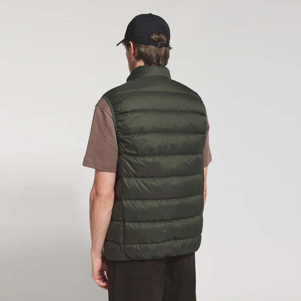 Arial Sleeveless Down Jacket Deep Khaki