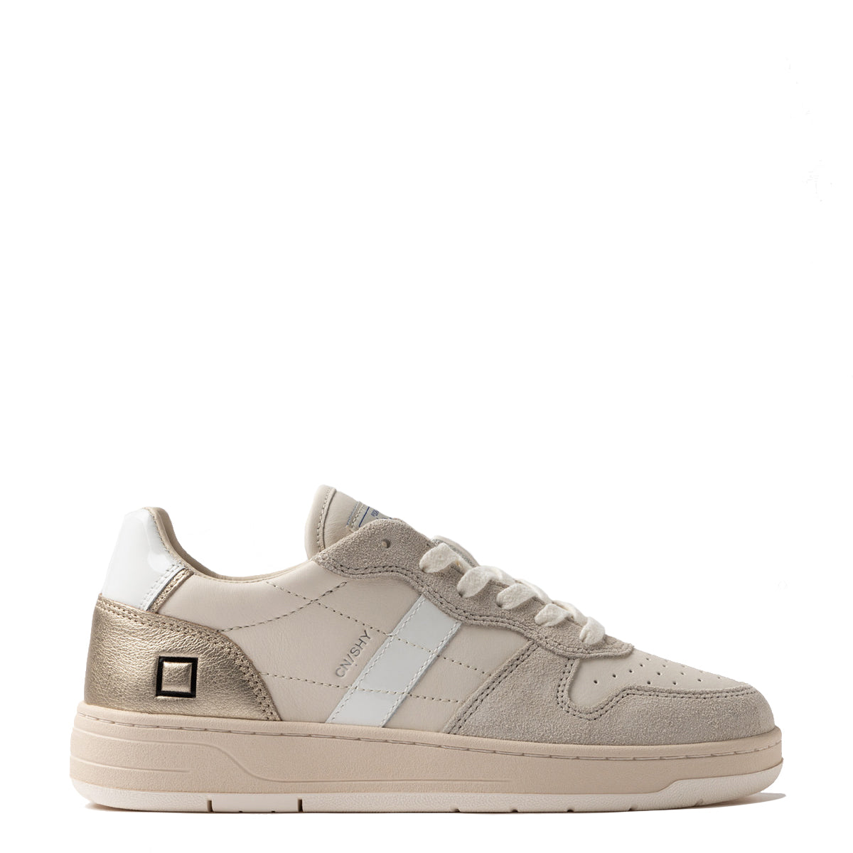 Sneakers Court Shiny White Platinum