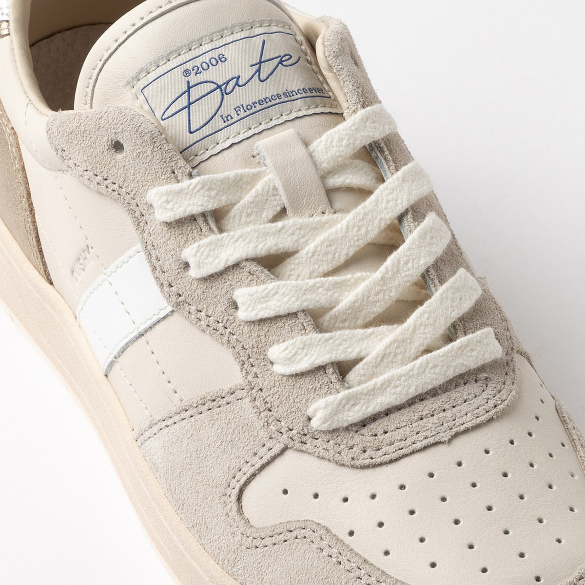 Sneakers Court Shiny White Platinum