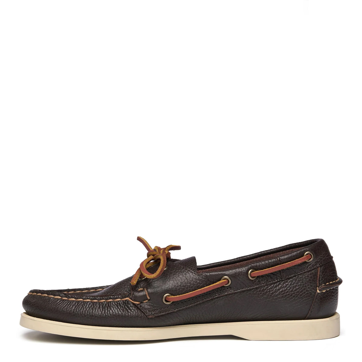 Scarpa da barca Portland Martellato Dark Brown