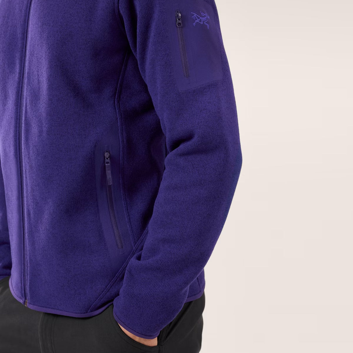 Felpa Covert Cardigan Soulsonic Heather