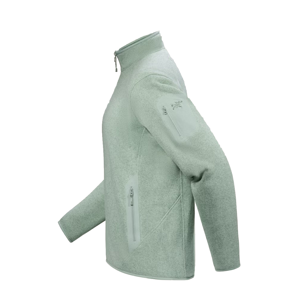 Felpa Covert Cardigan Stone Green Heather