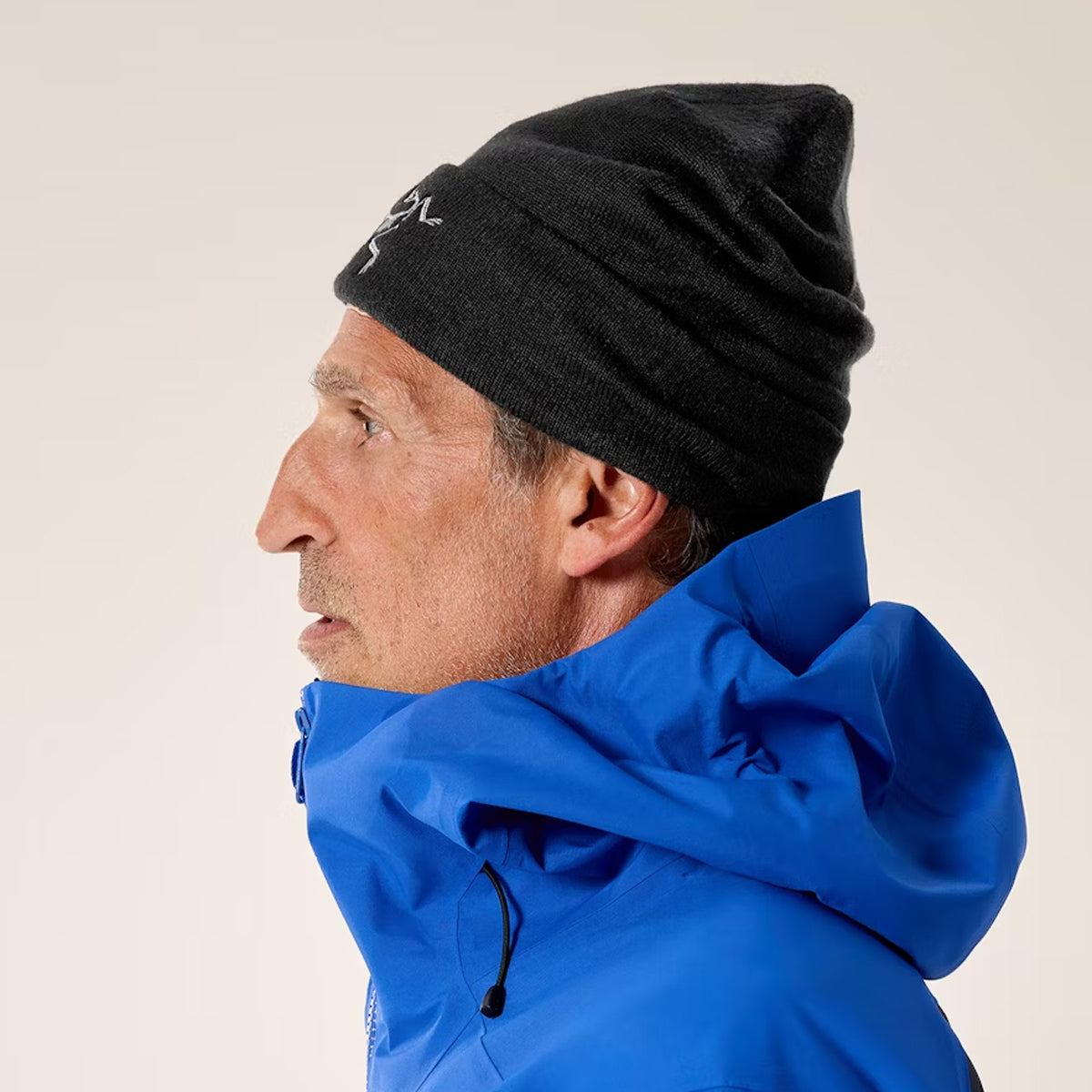 Berretto Embroidered Bird Toque Black