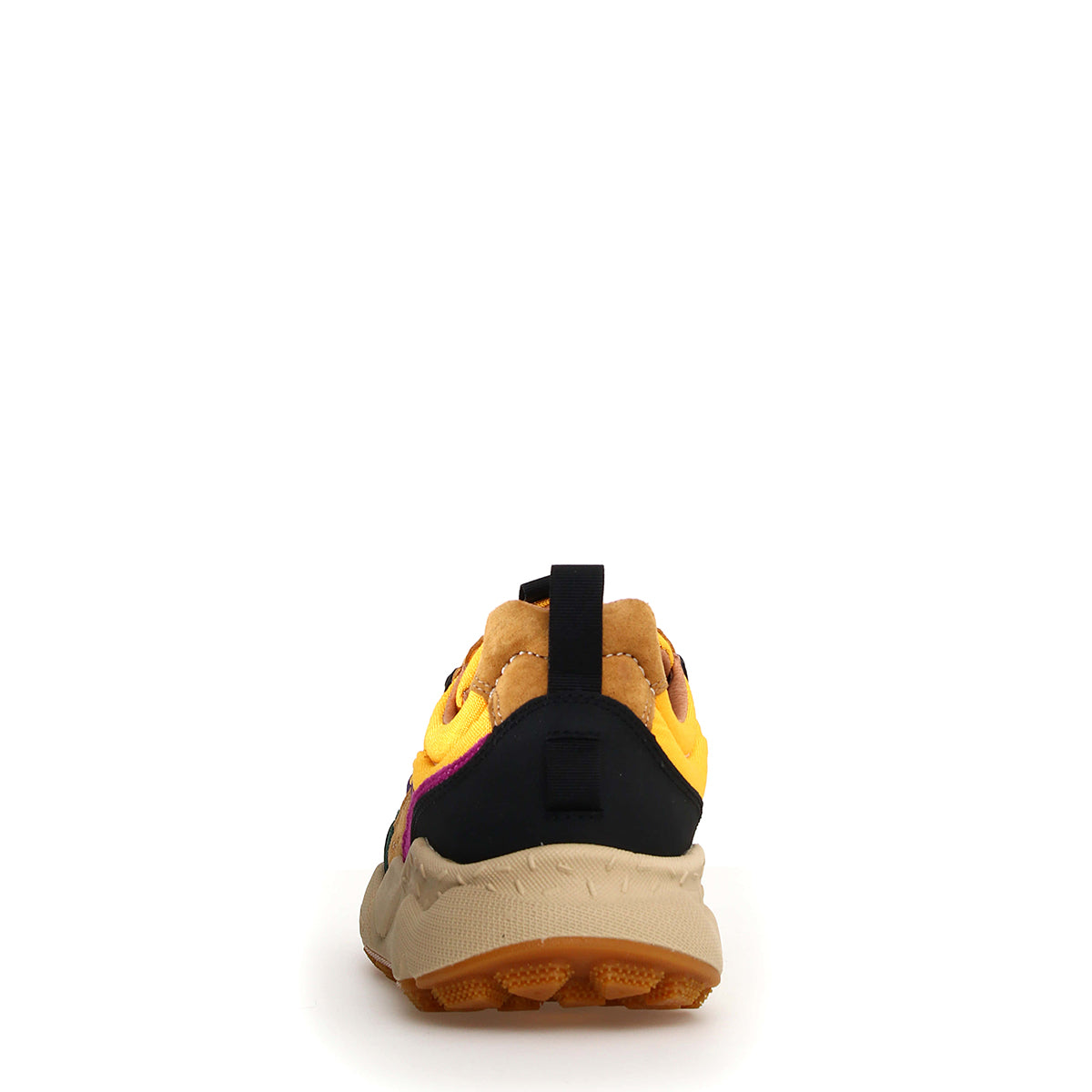 Sneakers Unisex Iwano 2 Black Cognac Yellow
