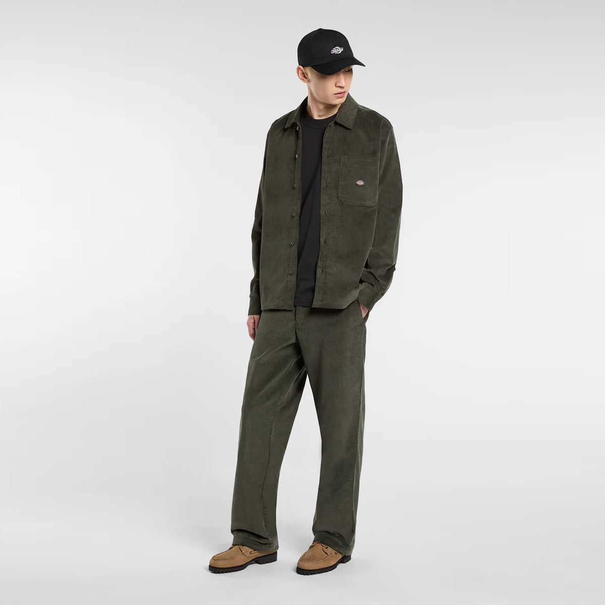 Camicia Corduroy Olive Green