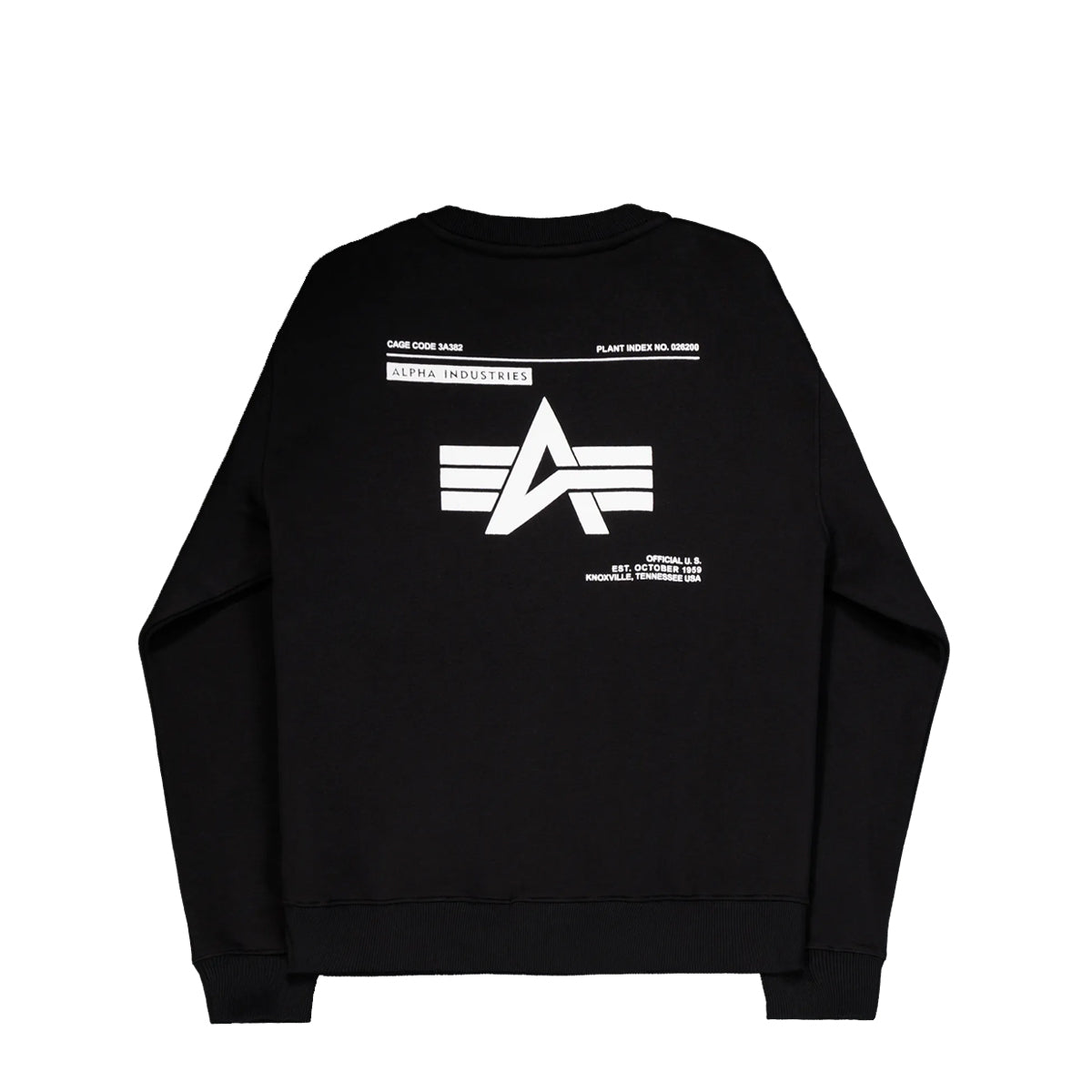 Felpa Label Backprint Black