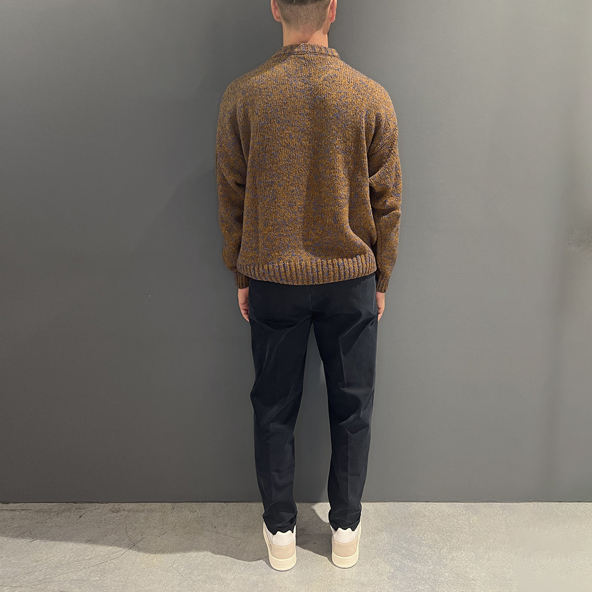 Pantaloni Alfred Chino Pinces Navy Blue