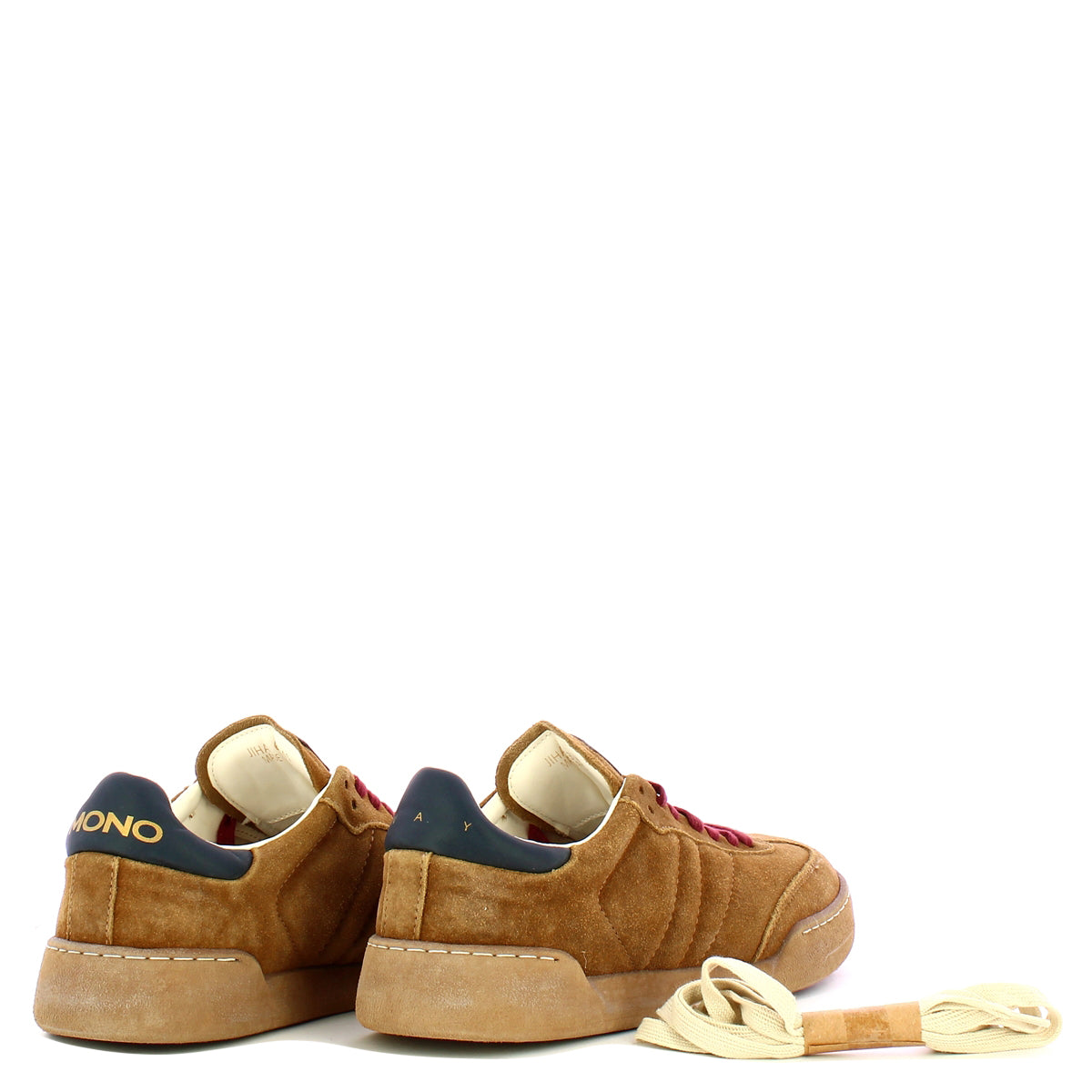 Sneakers Jiha Uomo Tan Navy Blu