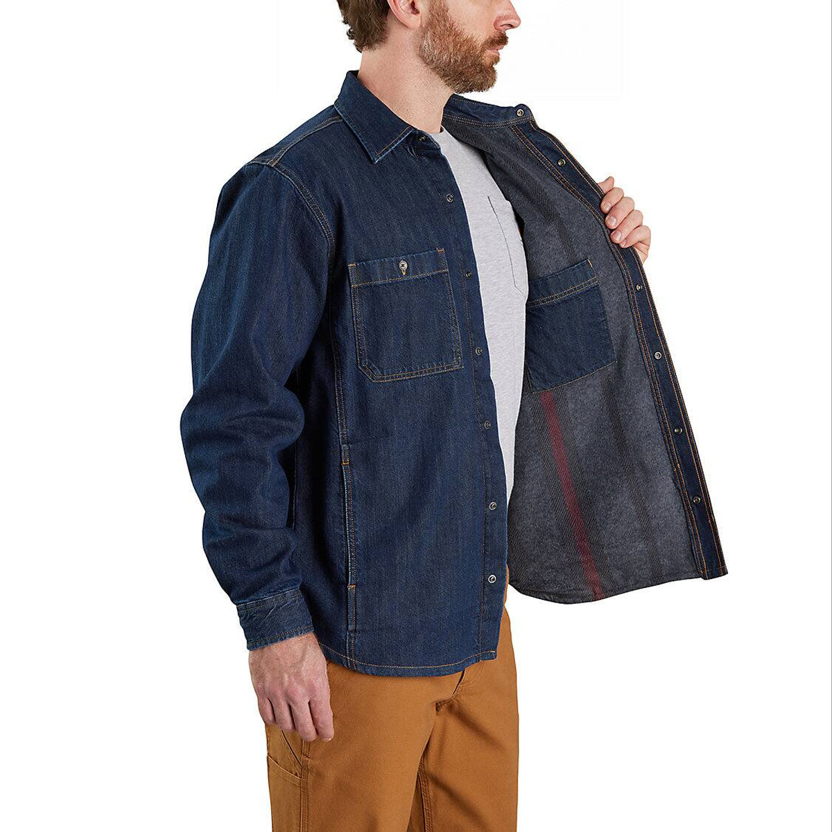 Camicia di jeans Denim Fleece Glacier