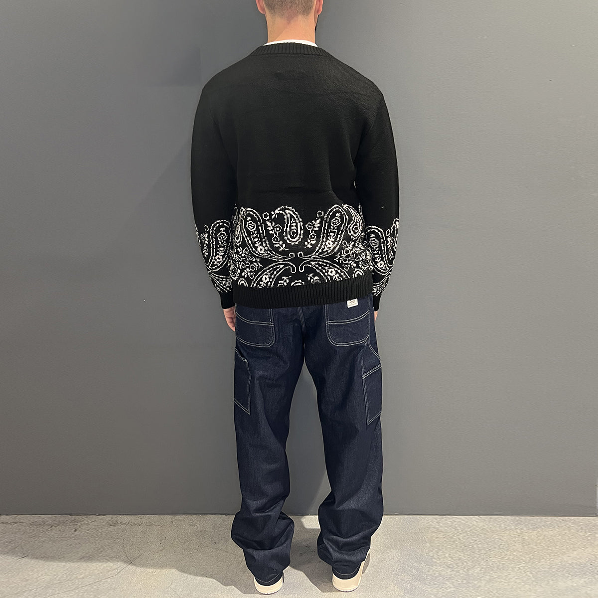 Cardigan Halfdana Black Cream