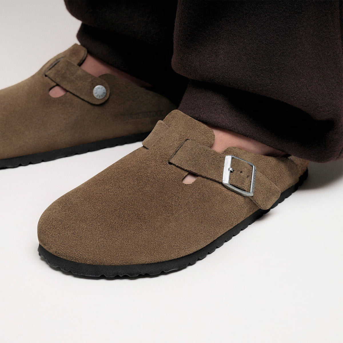 Sabot Boston suede Dark Tea